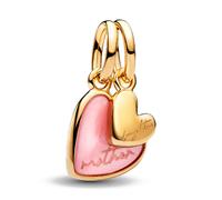 Pandora Charms Charm Colgante rosa separable para madre e hija 763766C01
