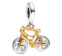 Pandora Charms Charm Colgante Ruedas de Bicicleta Girando en Dos Tonos 763354C01