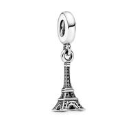 Pandora Colgante de plata con diseño de la torre Eiffel