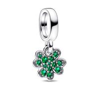 Pandora Charm Colgante Trébol de Cuatro Hojas en Plata de Ley