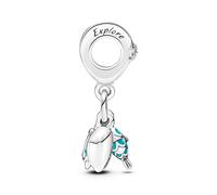 Pandora Moments Charm Colgante Triple en plata de ley Pez, Tortuga Marina & Concha 791697C01