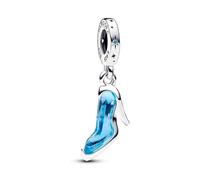Pandora Charm colgante 793071C01 Cenicienta Zapato de cristal circonitas azules Disney