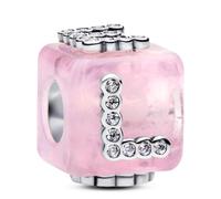 Pandora Charm Moments Cubo de Amor Cristal de Murano Rosa 794433C01
