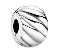 Pandora Dije clip Passions – Plata con diseño abstracto