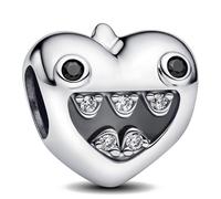 Pandora Charms Charm de corazón de los Pequeños Monstruos de Mamá 793768C01