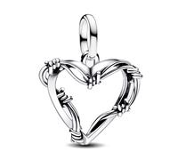 Pandora Charms Charm de Medallón Corazón de Alambre 793449C00