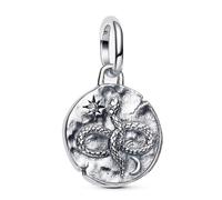 PANDORA ME 793976C01 - Medallón de serpiente de plata de ley con circonitas, compatible con Me y Moments, 793976C01