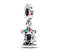 Pandora – Charm colgante Moments 793586C01 – Carrusel giratorio en plata de ley
