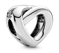 Pandora Charm en Plata de Ley Nudo de Corazón