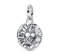 Pandora Medallón 793975C01 – Plata de ley, corazón con circonitas, compatible con Me y Moments