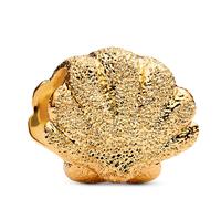Pandora Charm Moments 764057C00 Mini Concha Textura Plata de Ley Chapado en Oro 14K Compatible