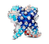 Pandora Moments 793817C01 - Mini colgante de estrella de mar de plata de ley, compatible con Moments, 9,9x8,6x9,4 mm, Plata de ley, No es una piedra preciosa
