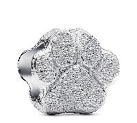 Pandora Charm Mini Huella Textura en Plata de Ley