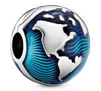 Pandora Charms Clip Globo Terráqueo Azul 799429C01