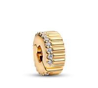 Pandora Clip chapado en oro pandora moments 764078C01
