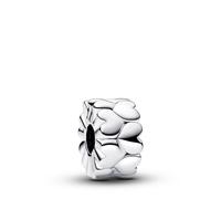 Pandora Clip en plata de ley Patrón Corazón 792828C00