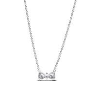 Pandora Collar en plata de ley Lazo Brillante 393509C01 45