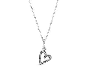 Pandora Colección centelleante con diseño de corazón a mano alzada
