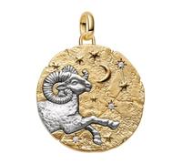 Pandora Charm Medallón Xl Zodiaco Aries en Plata de Ley
