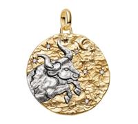 Pandora Charm Medallón Xl Zodiaco Tauro en Plata de Ley