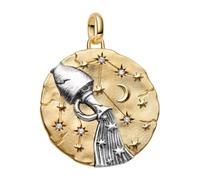 Pandora Charm Medallón Xl Zodiaco Acuario en Plata de Ley