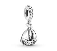 Pandora Colgante con diseño de velero en plata de ley