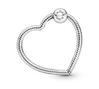 Pandora Colgante para charms en plata de ley Pandora Moments Corazón 399505C00