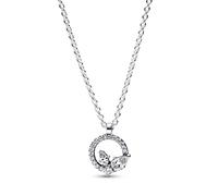 Pandora Collar Círculo & Herbario Brillante 392620C01 45