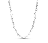 Pandora Collar con corazón de plata de ley, 45