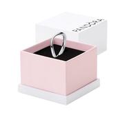 Pandora Collar en plata de ley Rosa Blanca Floreciendo 393206C01 45