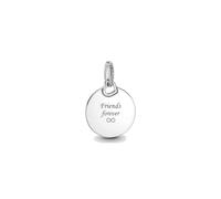 PANDORA Collar Engravable Round Sterling Silver Pendant 398610C00 Marca