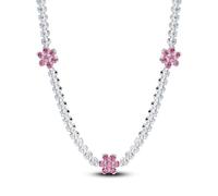 PANDORA Collar Tenis 394561C01-40 flor rosada