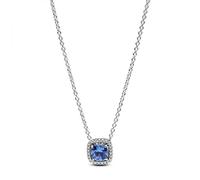 PANDORA Collar Timeless 393560C01-45 halo azul
