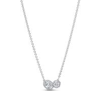 Pandora Collar Timeless 393776C01-45 Couronne de rayonnements, Plata de ley, Circonita cúbica, 45 cm