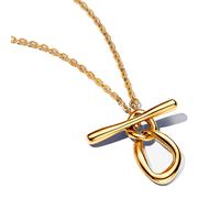 PANDORA Essence Collares chapados en oro de 14 quilates, talla 50