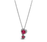 Pandora Collares Collar Halo Rojo Corazones 393658C01