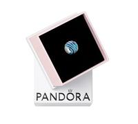 Pandora Colours Dije de plata con forma de olas marinas con esmalte en varios tonos de azul