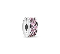 Pandora Colours Dije estilo clip con engaste pavé