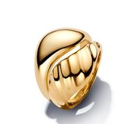 Pandora Juego de anillos para mujer 163832C00 Plata de ley dorado Talla 52/16,6