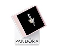 PANDORA Cupid Sterling Silver and 14k Gold-Plated Dangle