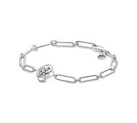Pandora Dia de la Madre Pulsera en Plata de Ley Eslabones Pétalos de Rosa 599409C01 16