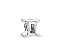 Pandora Dije diseño signo Piscis plata de ley con circonitas cúbicas transparentes