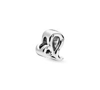 Pandora Dije con diseño del signo Leo en plata de ley con circonitas cúbicas transparentes