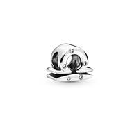 Pandora Dije con diseño del signo Libra en plata de ley con circonitas cúbicas transparentes