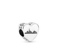 Pandora Dije de plata con diseño de horizonte de Hamburgo