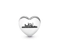 Pandora Dije de plata de ley con diseño de horizonte de Viena