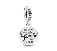 Pandora Dijes de plata de ley con diseño de amistad