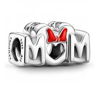 Pandora Dia de la Madre Charm en Plata de Ley Lazo de Minnie Mouse de Disney & Madre 799363C01