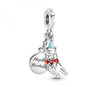 Pandora charm colgante plata winnie the pooh feliz cumpleaños