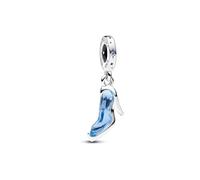 Pandora Charm colgante 793071C01 Cenicienta Zapato de cristal circonitas azules Disney
